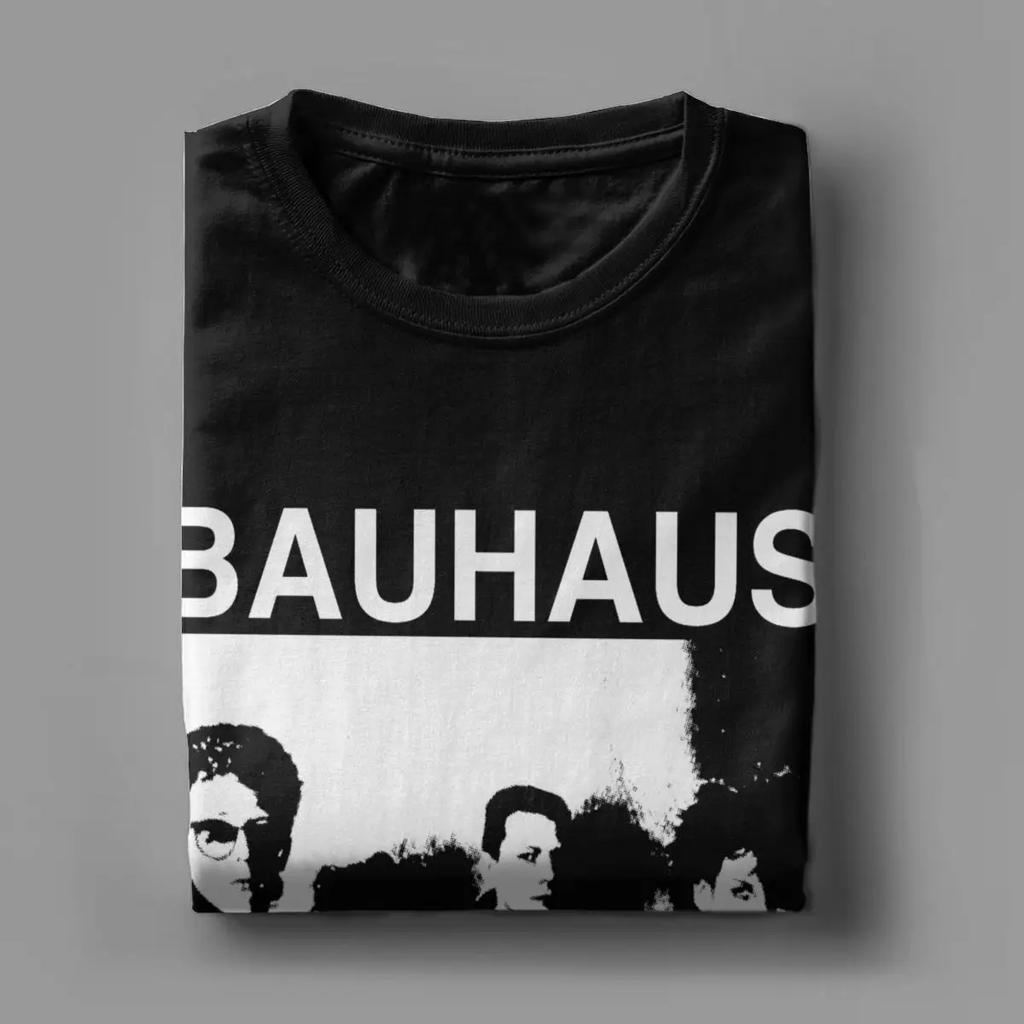 Men's Bauhaus 80s Goth T Shirts Cotton Clothing Fashion Short Sleeve Crewneck Tees Summer T-Shirt