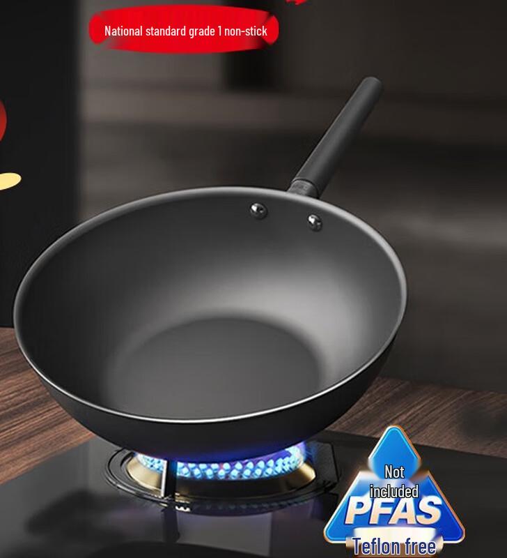 SANHO Titanium Alloy Wok with Lid