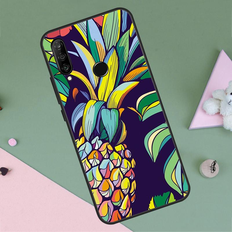 Tropical Pineapple For Huawei Nova 12i 12s 11i 8i 7i 9 10 SE Y90 Y60 Y70 Y72 Y61 Y91 P30 P40 Lite P60 Pro Case