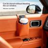 Car Door Hanging Cup Holder Waterproof Leatherette Multif Drink Storage Organizer for Keys Phone Wallet Car Accessories