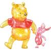 Hanayama Crystal Gallery Disney Winnie the Pooh & Piglet 3D Puzzle Colorful Decorative Figure for Ages 7 and Up