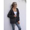 Womens Lightweight Hooded Zip-Up Jacket Hiking Outdoor Rain Protection Sport Casual Wear