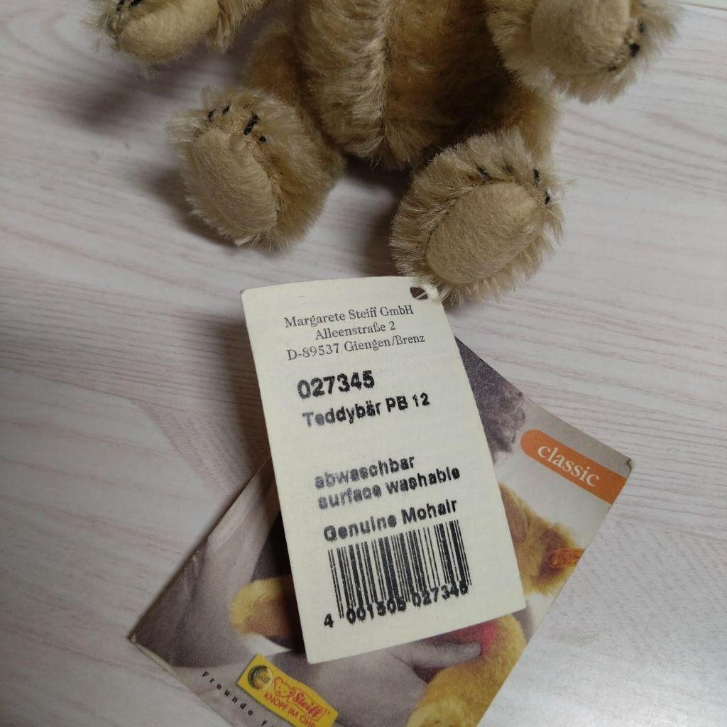 [USED] Steiff Mini Teddy Bear 027345