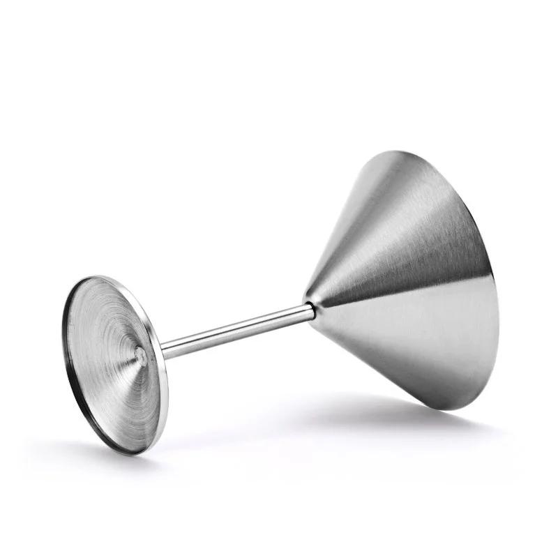 

Новый 1 шт. Бокал из нержавеющей стали Бокал для вина Медный Серебристый Розовое золото Бокал для напитков с фруктовым соком Бокал для шампанского Барные аксессуары 2023 Silver