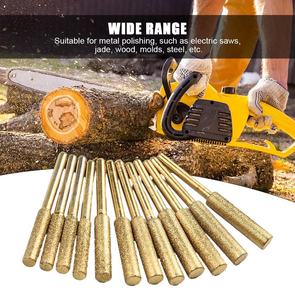 

12Pcs Diamond Dressing Stones for Chainsaw Teeth Sharpening with 4.0mm 4.8mm 5.5mm Diameter and 3mm Mounting Shaft China Mainland