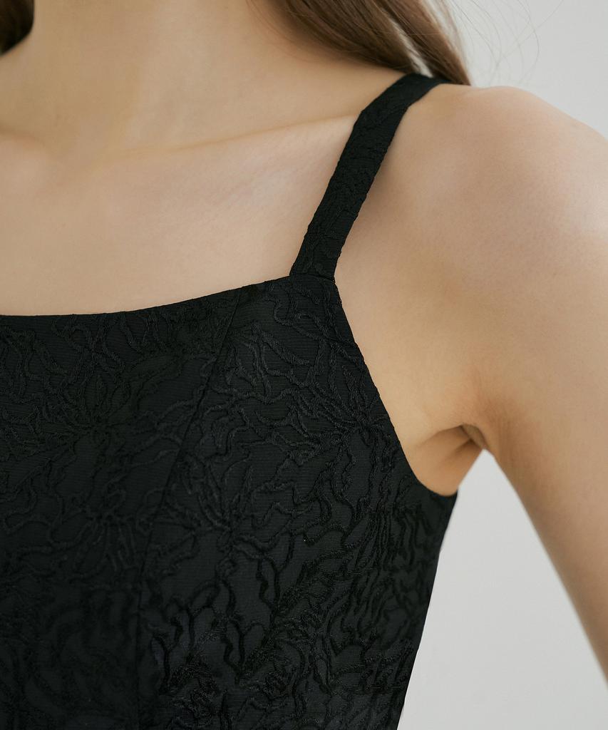 MULLION Jacquard Bustier Top