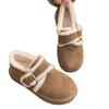 Quality Fur Women'S Snow Ankle Boots Flats Suede Short Plush Shoes Fashion Warm Cotton Shoes New Winter Cozy Walking Mujer Botas