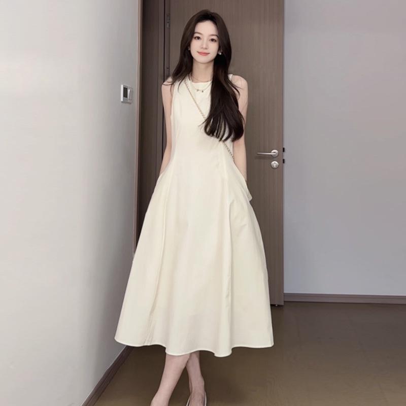 

Dopamine Yellow Spaghetti Strap Tank Dress - Women s Summer 2025 Hot Style M: 45-55kg