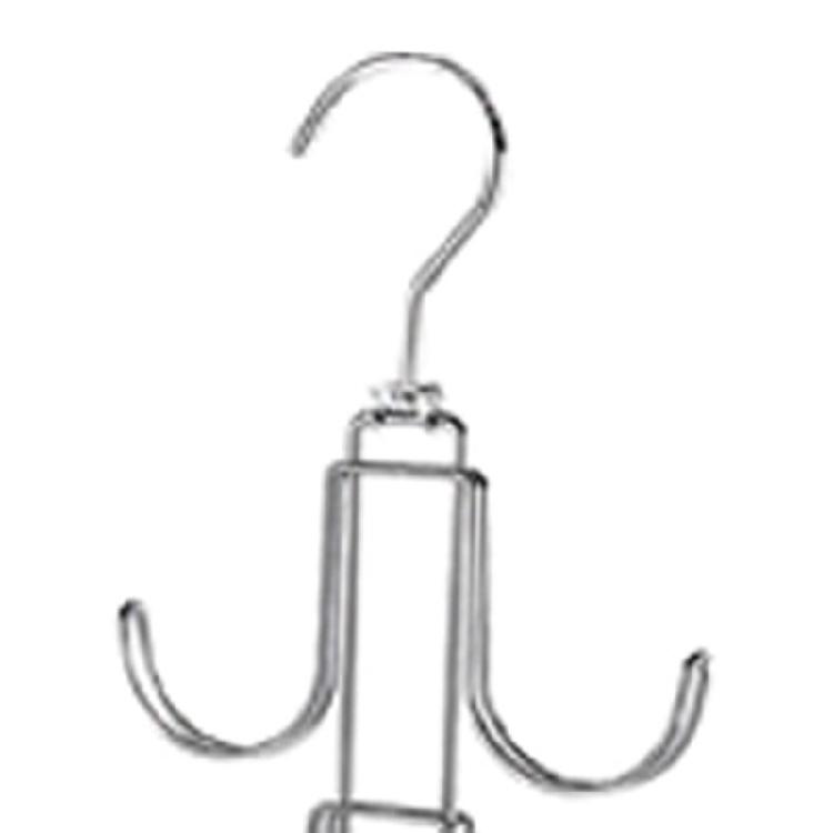 Vertical Rotating Storage Hanger With Adjustable Arms For Bag Accessory Rotating Iron Hook Home Organization Tool