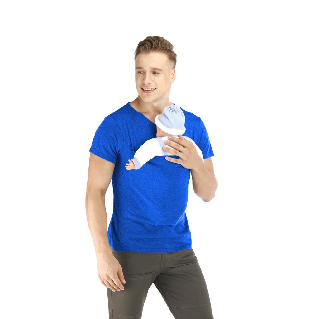Camiseta Manga Corta Hombre Pantalones Cortos Saco para Bebé Sudadera Bolso para Cuidado Infantil Embarazo con Bolsillo ropa venta