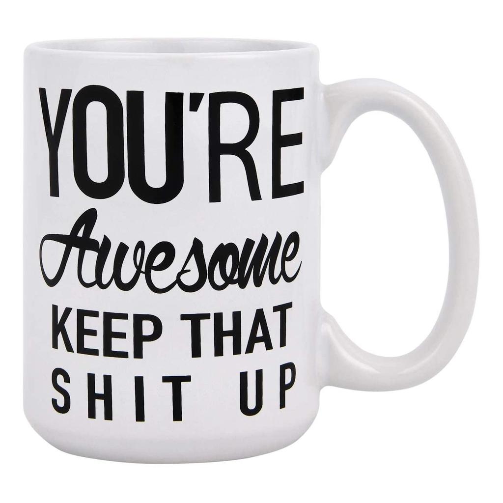 11oz Coffee Mug Ceramic Tea Cup for Coffee, Tea and Hot Drinks Gift, Father's and Mother's Day for Dad and Mom