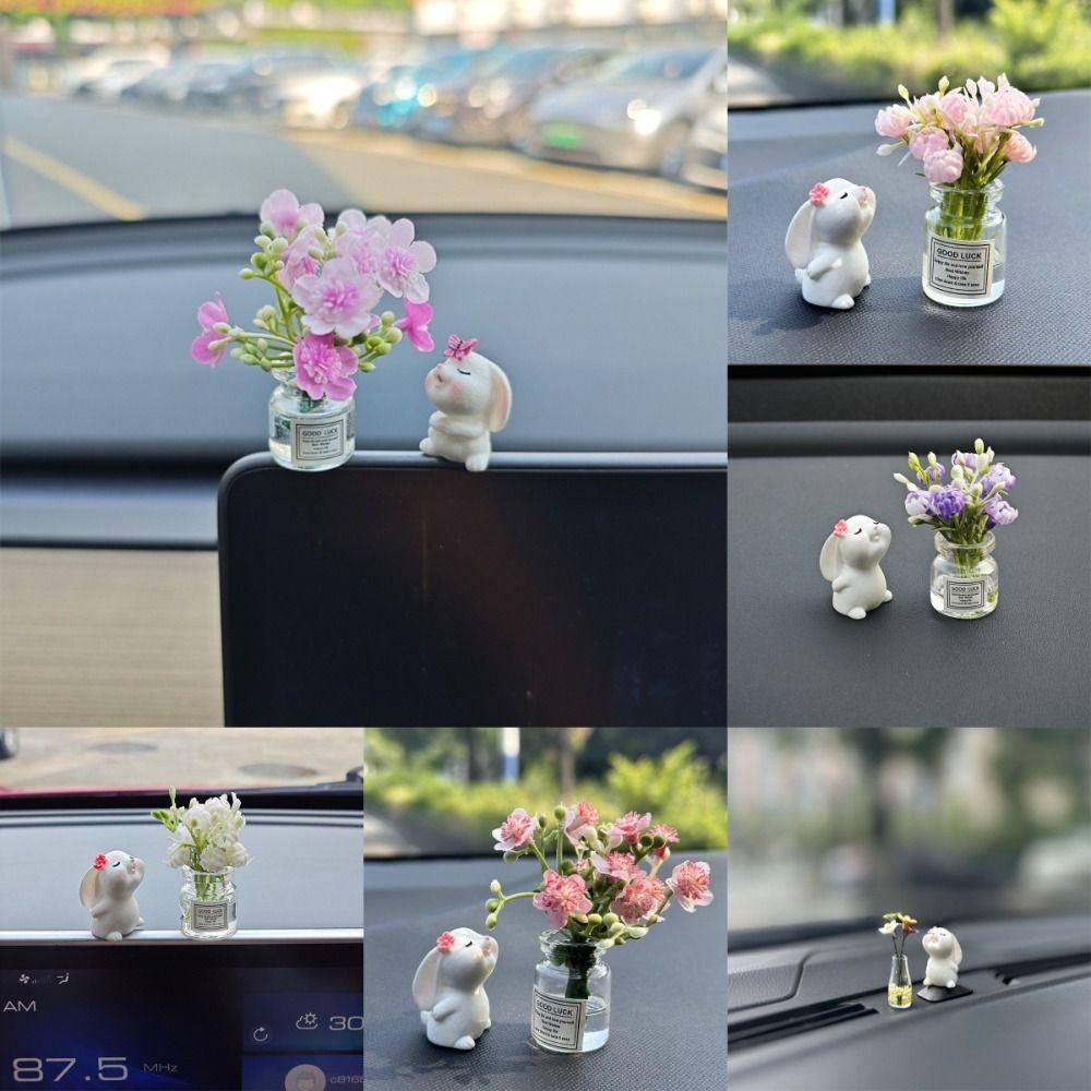 Micro Landscape Jasmine Vase Babysbreath Dollhouse Flower Vase  Car Gifts