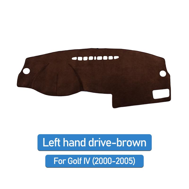 Flannel Dashboard Cover Pad for Volkswagen VW Golf 4 MK4 Golf IV 1J 2000 2001 2002 2003 2004 2005 Anti-UV Dash Mat  Accessories