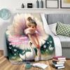Dance Skirt Customize Your Name Blanket Used For Chair Office Sofa Bed Camping Soft And Warm Giving Friends And Relatives Birthday Graduation Gift
