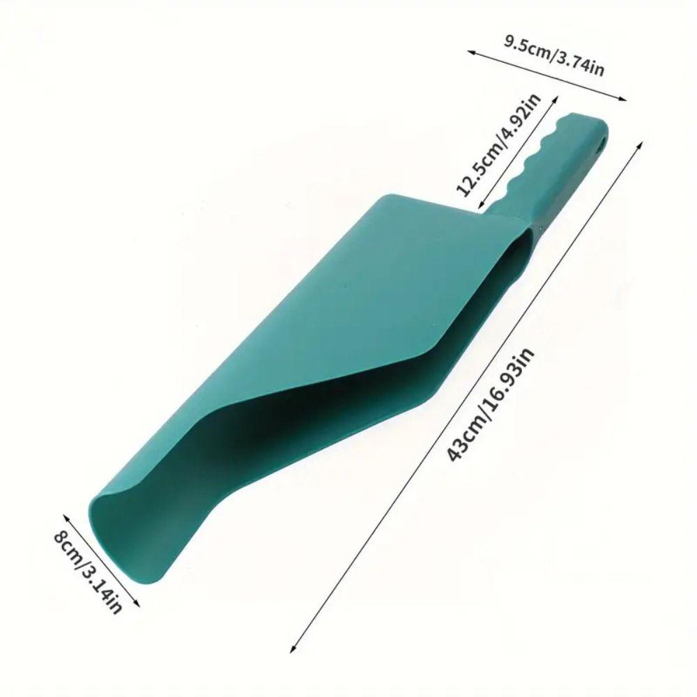 Non Slip Eaves Shovel Large Capacity Garden Leaf Cleaning Shovel  For Garden Roofs Gutters