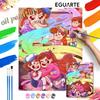 Gravity Falls Oil Paint By Numbers Hand Painting Kit. Cartoon Anime Wall Home Decor Art Gift