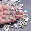 10 Stück/Los Verschiedene Metall Zufällige Mischung Pferd Schwert Kreuz Anhänger Charms Für Schmuckherstellung Zubehör DIY Ohrringe Armband Anhänger