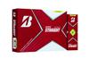 BRIDGESTONE Super Straight Golf Balls, 2021 Model, 12 Balls, Yellow