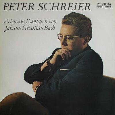 LP Record PETER SCHREIER  JOHANN SEBASTIAN B  Arien Aus Kantaten Von Johann Sebas 825865 ETERNA 1971 Germany Classical Used