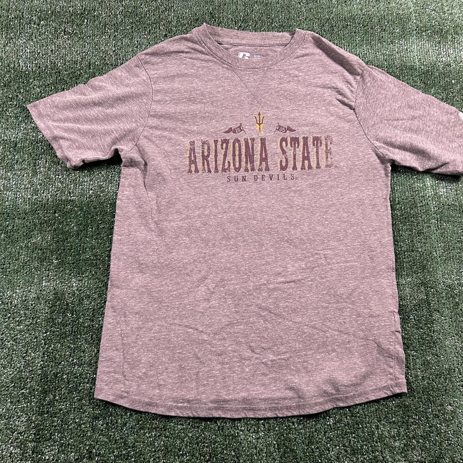 Russell Arizona State Sun Devils T-Shirt. Size large S