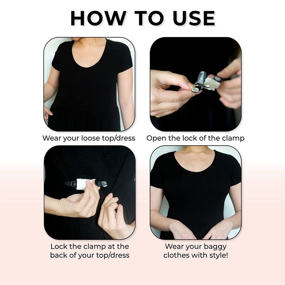 Koupit for Women Kids Shirt Clips Shawl Clip Cardigan Collar Clips to