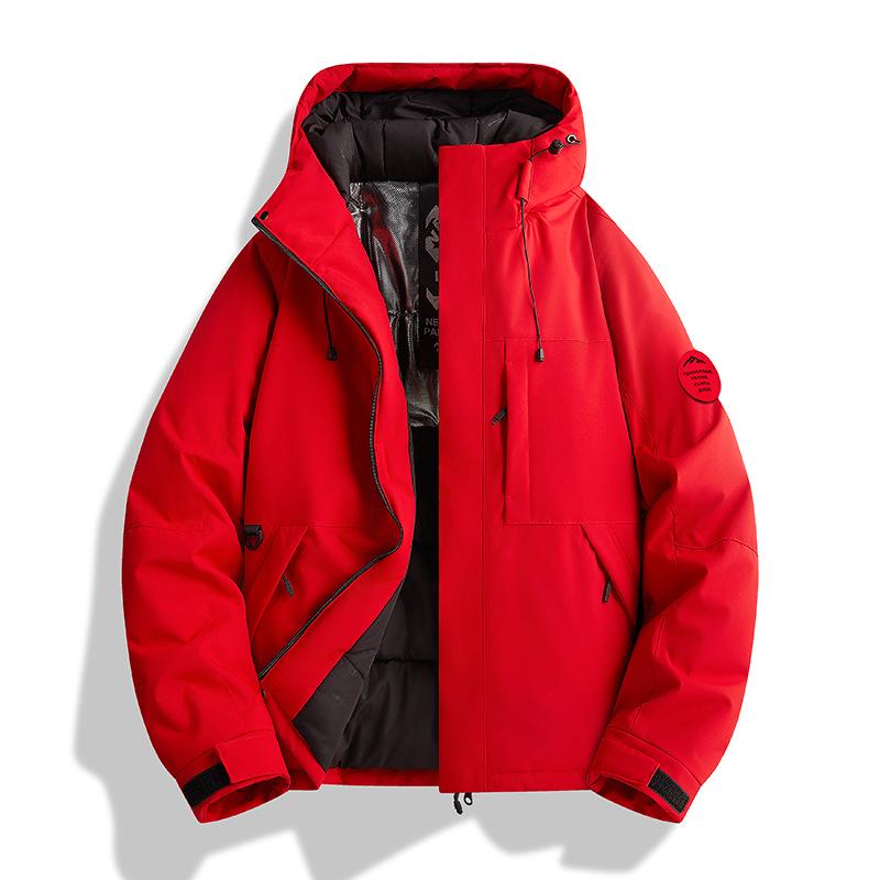 Men's Trendy Windproof Warmth-Keeping Loose Cotton Jacket for Couples - Autumn/Winter Casual Outerwear