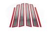 Door Pillar Trims (6 Pcs, Stainless Steel) for Volkswagen Golf 6
