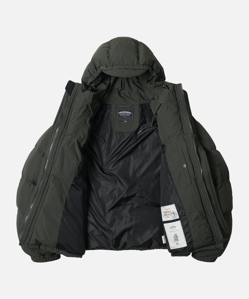 Frizmworks Smock Puffer Down Parka _ Dark Green