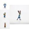 Set di 12 mini bambole di Zootopia dai colori vivaci, con Judy Hopps e Nick Wilde, perfette per i bambini.