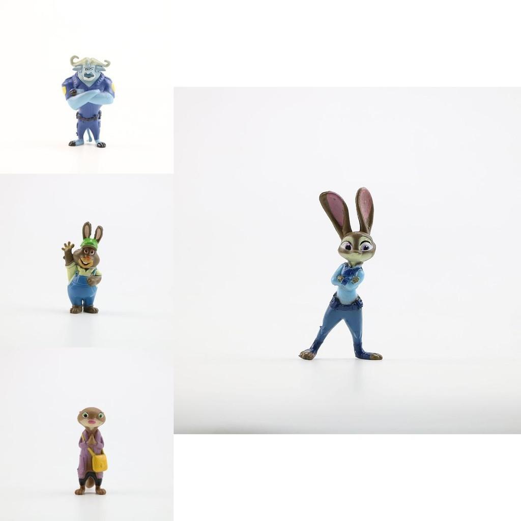 Set di 12 mini bambole di Zootopia dai colori vivaci, con Judy Hopps e Nick Wilde, perfette per i bambini.