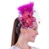 1920s Flower Hair Clip for Women Flapper Headpiece Headwear for Party Party Elegant Feather Large Flower