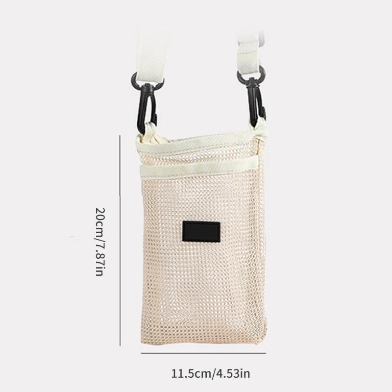 Portable Sport Water Bottle Cover Meshes Cup Sleeve Nylons Water Bottle Pouches Water Cup Protective Cover Enduring