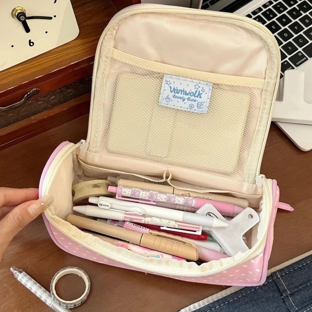 Cake Butterfly Korean Style Pencil Case Puppy Dog Handheld Pencil Pouch  Stationery Holder