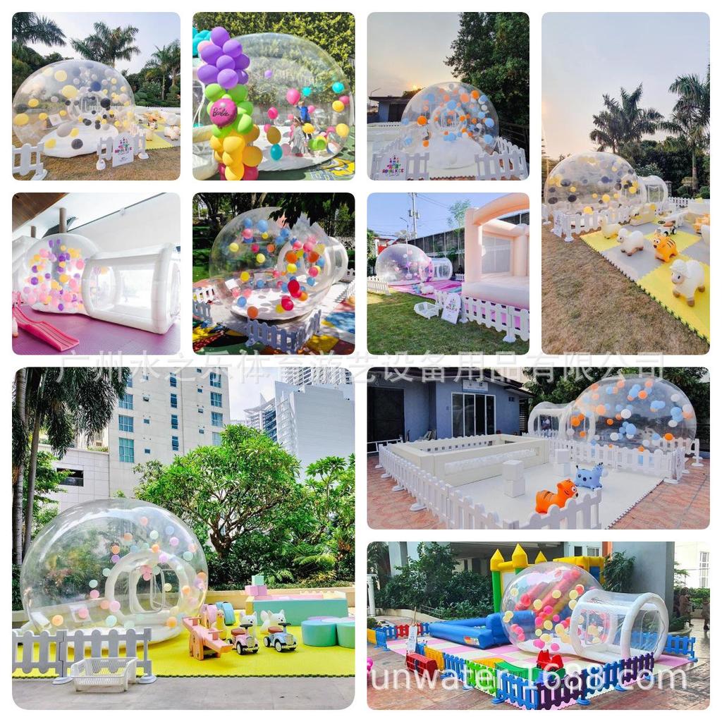 Influencer Starry Sky Outdoor Inflatable Bubble Tent – Transparent Camping House