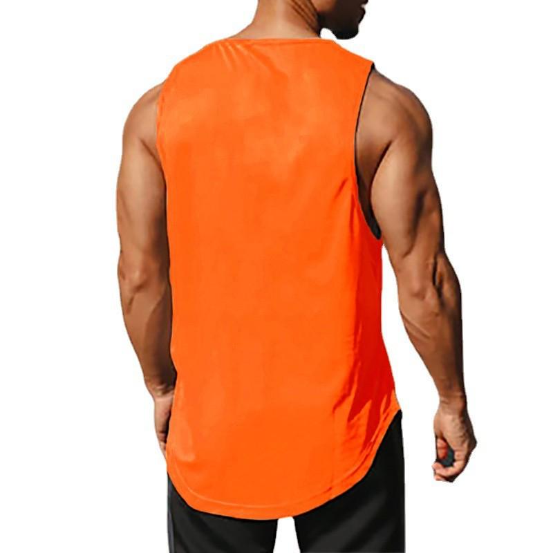 Men's Quick-Dry Sleeveless Sports T-shirt - Breathable Summer Running Vest