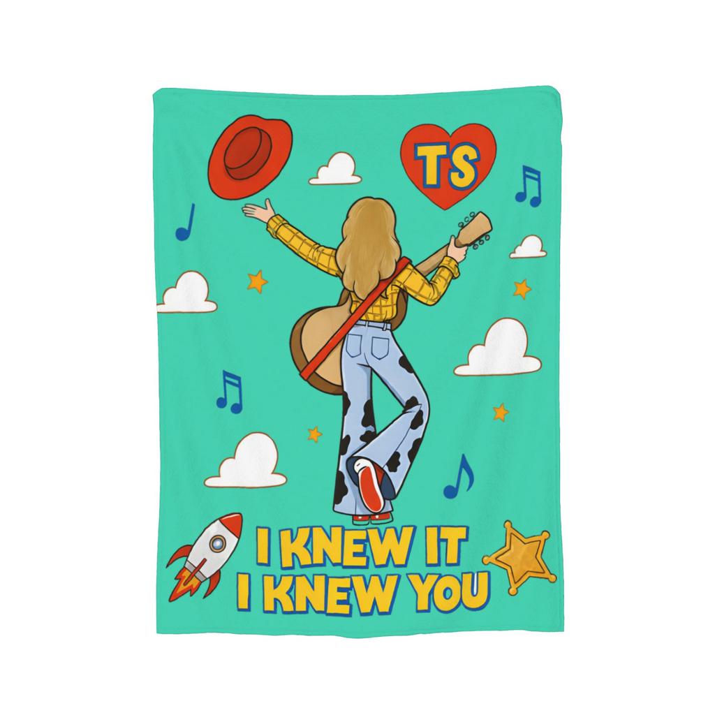 I Knew It I Knew You Country Knitted Blankets TS5 Plush Throw Blanket Summer Air Conditioning Portable Soft Warm Bedspreads,