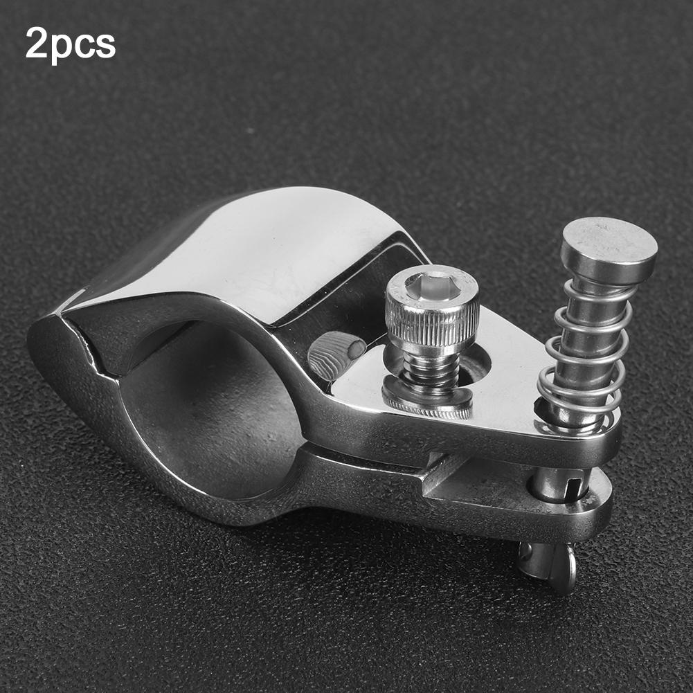 2pcs Top Hinged Jaw Slide Boat Pin & Cam Clamp Marine Yachts Fitting Hardware