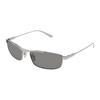 Balenciaga Logo Design Metal Rectangular Sunglasses Unisex Sunglasses Gray BB0451S-003