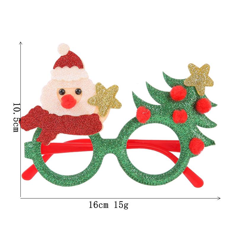 Festive Headband Eyeglass Frames: Christmas, Halloween, Valentine's Day & Party Glasses with Santa Claus Design