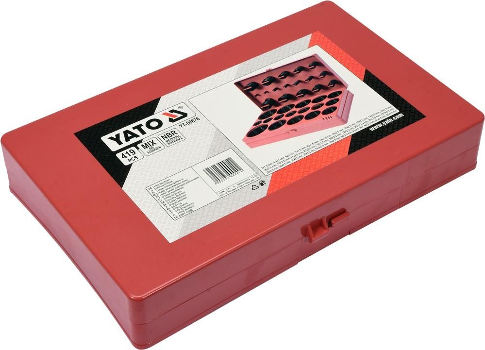 419 PCS RUBBER O-RINGS MIX YT-06876 YATO