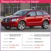 For Dodge Caliber 2007 2008 2009 2010 2011 2012 Carbon Fiber Smart Door Handle Cover Trim Set Car External Accessories Protector