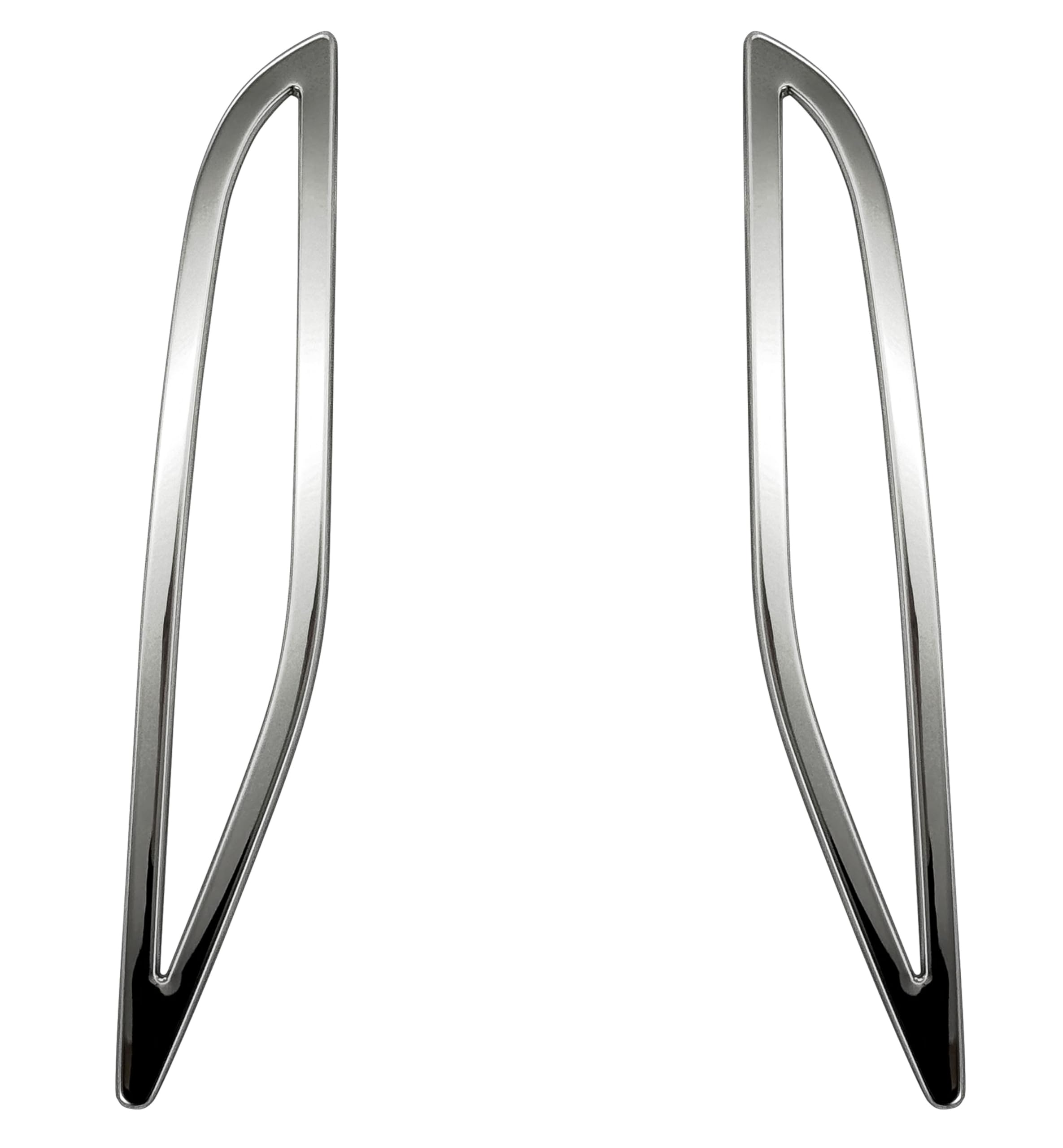 BRIGHTZ Aura E13 Super Mirror Finish Stainless Steel Plated Rear Reflector Ring 2PC FE13 FSNE13 [REF-RIN-174]