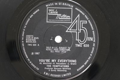 7inch Record TEMPTATIONS - You're My Everything / I've Been Go TMG620 TAMLA MOTOWN 1967 UK Soul/Funk Used