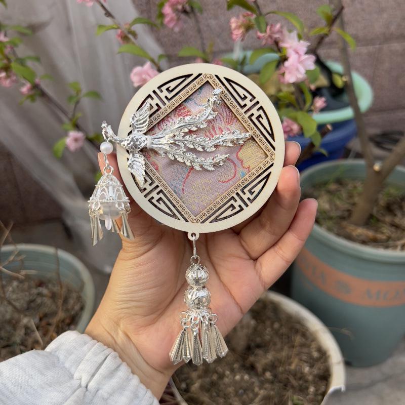 Aimant de réfrigérateur lumineux style brocart Song lumineux