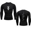 Anime 2D Print Quick-Dry Men's Sports T-Shirt: High Stretch, Tight-Fitting Fitness Wear