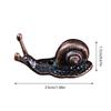 Alloy Snail decor Handmade Metal Incense Holder Crafts Figurines Ornament Room Decor Supplies Home Decoration Accessories