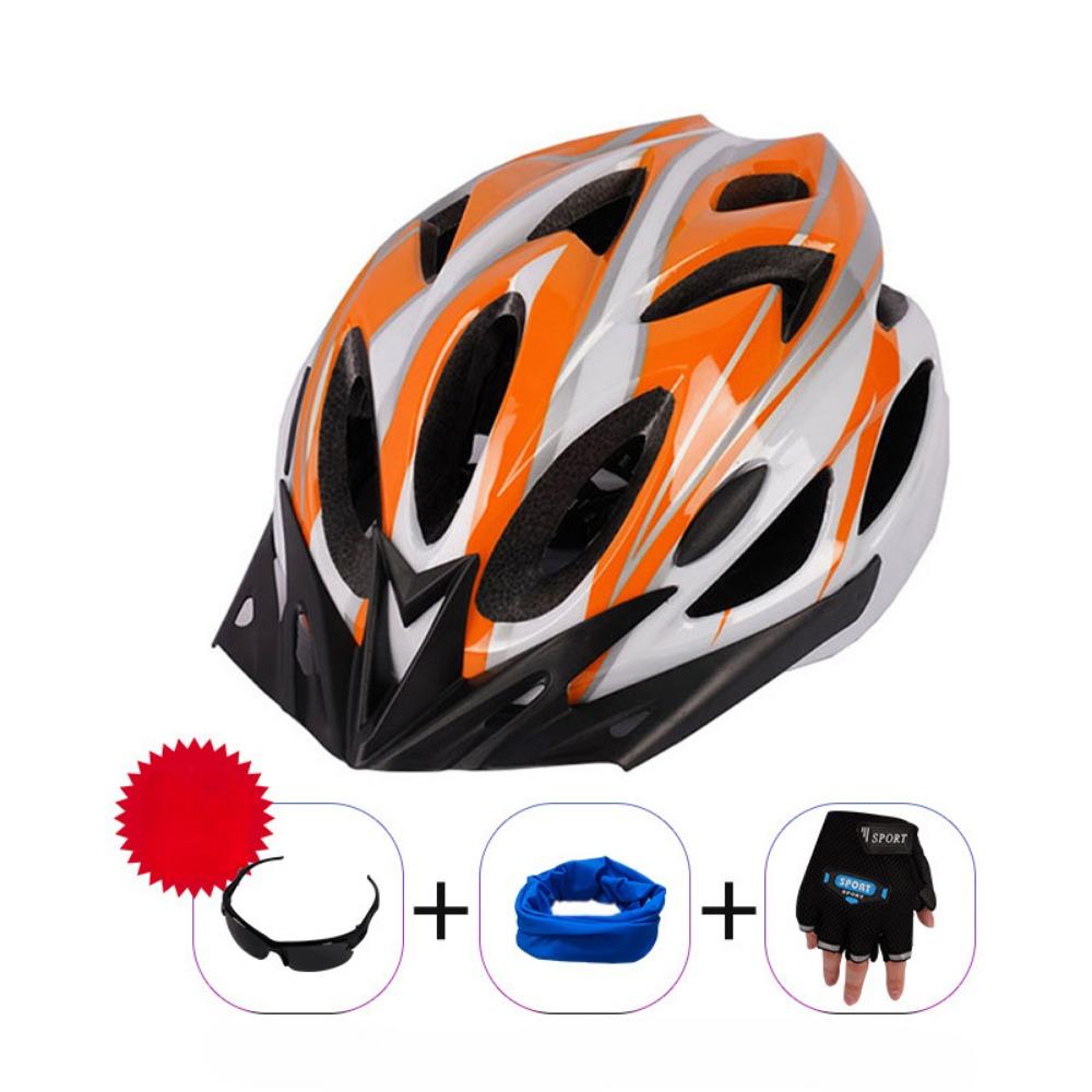 Bicycle Helmet Cycling Road Mountain Bike Integrated Forming Ultra Light Driving Outdoor Sports Hat