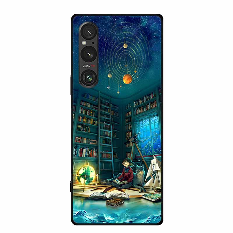 Etui na Sony Xperia 1 VI, luksusowe, miękkie silikonowe etui z TPU na tył telefonu Sony Xperia 1 VI 5G, urocze, odporne na wstrząsy, z motywem kwiatów i kreskówek