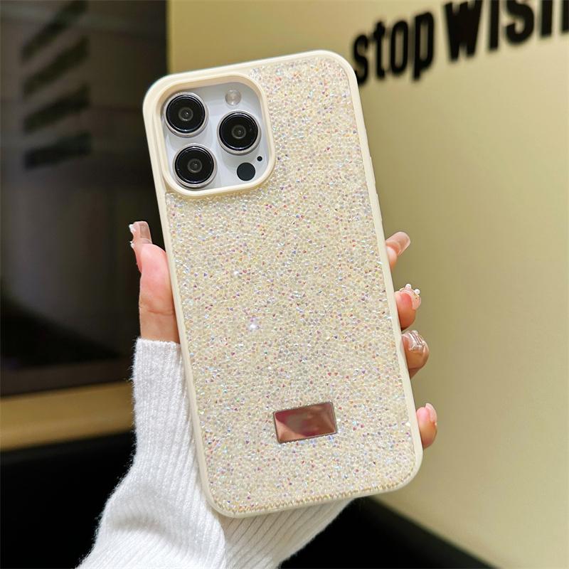 

Luxury Shiny Diamond Phone Case For iPhone 16 15 14 Pro Max Plus 16SE 13 12 11 Fashion Star Diamond Soft Rubber Protective Cover For iPhone 16SE