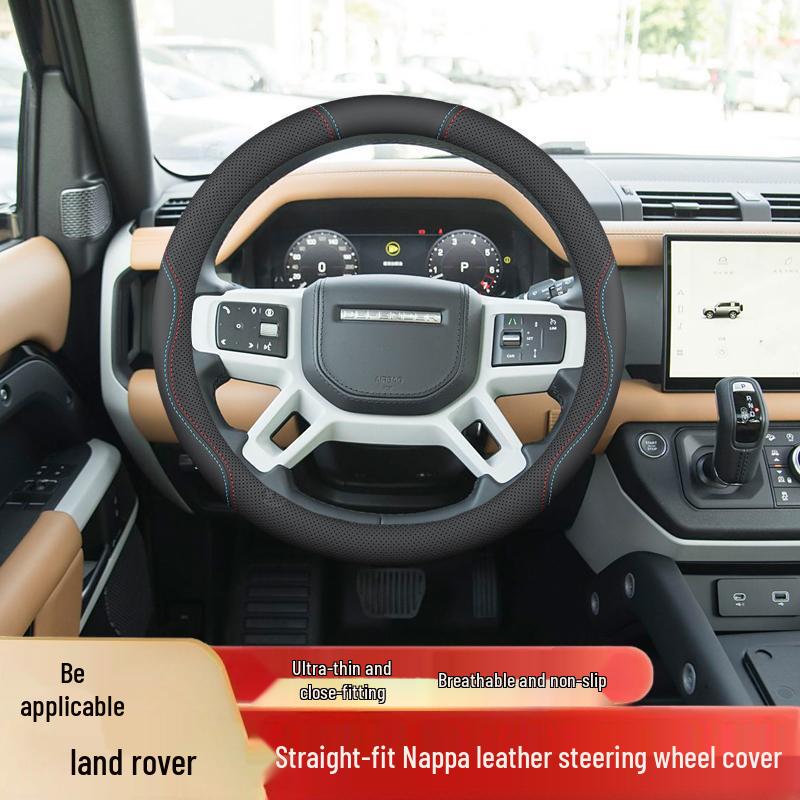 Steering Wheel Cover for Range Rover Evoque, Velar, Defender, Discovery Sport, and New Energy Models